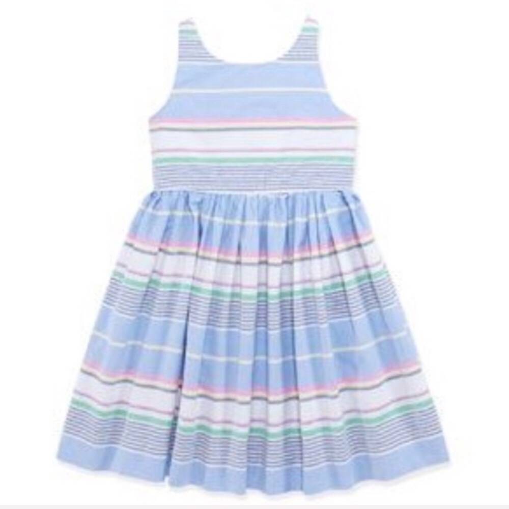 Ralph Lauren striped Oxford Dress,Perfect Conditi